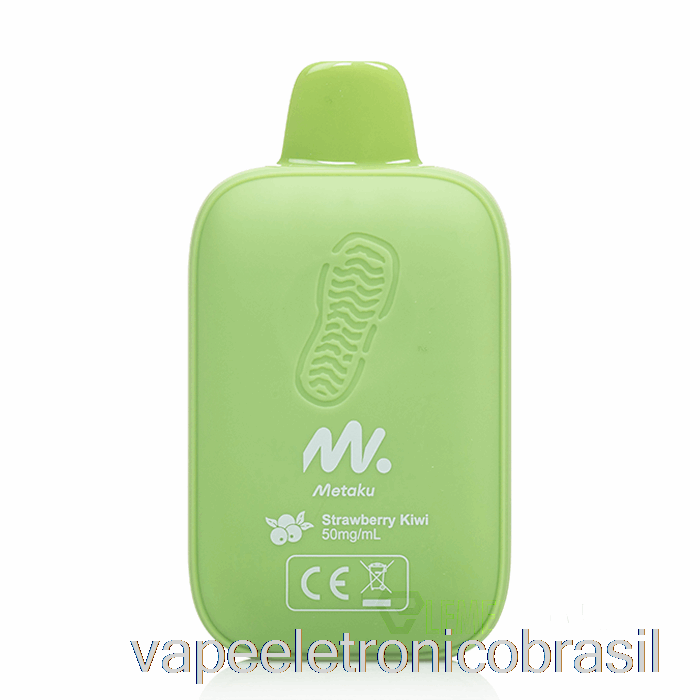 Vape Recarregável Metaku Moonwalk 9000 Descartável Morango Kiwi